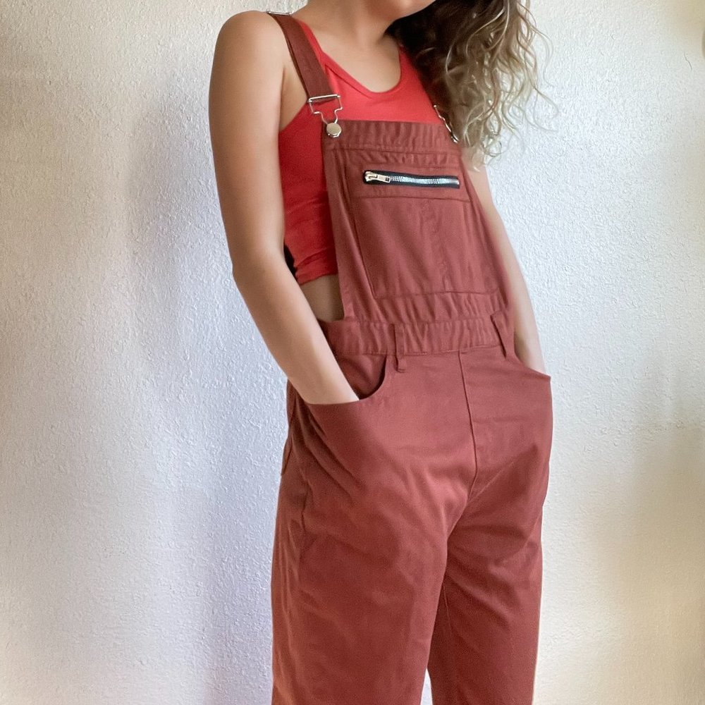 Burnt Orange wild fable Overalls Size XS
